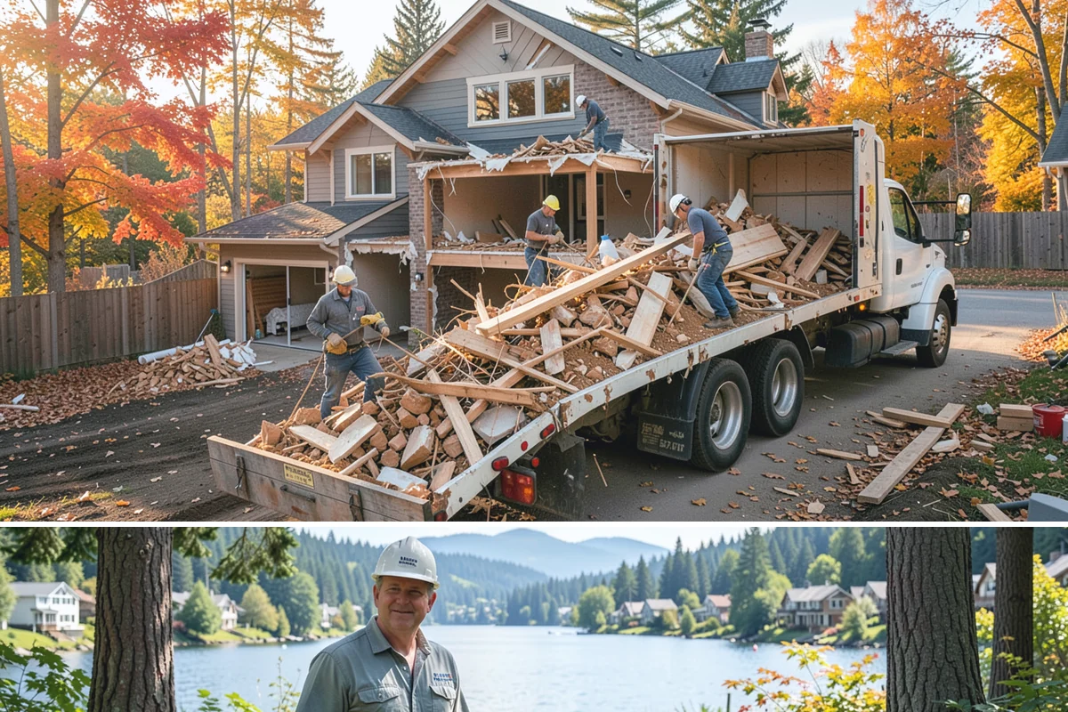 Accessible Bathroom Remodel in Milton, King County, WA - Because this is interior work, accessible bathroom remodels are a smart project for the wet fall and winter months.