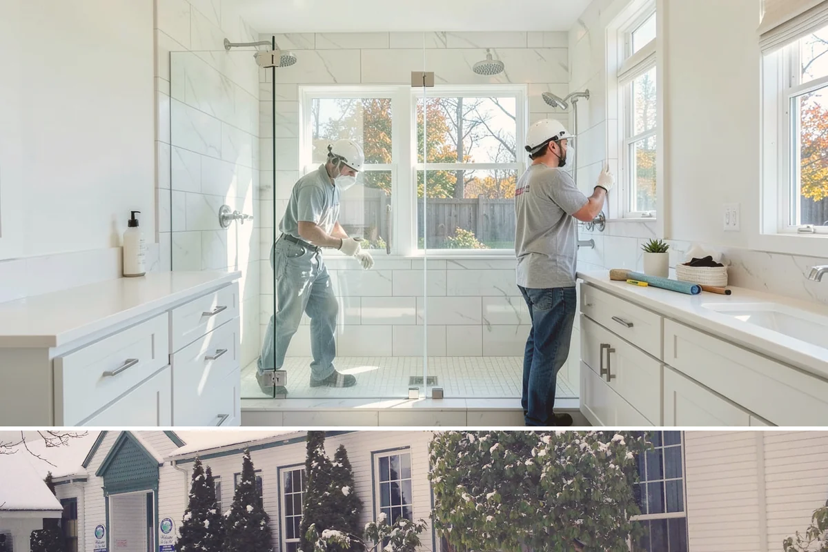 Accessible Bathroom Remodel in Pacific, King County, WA - Because this is interior work, accessible bathroom remodels are a smart project for the wet fall and winter months.