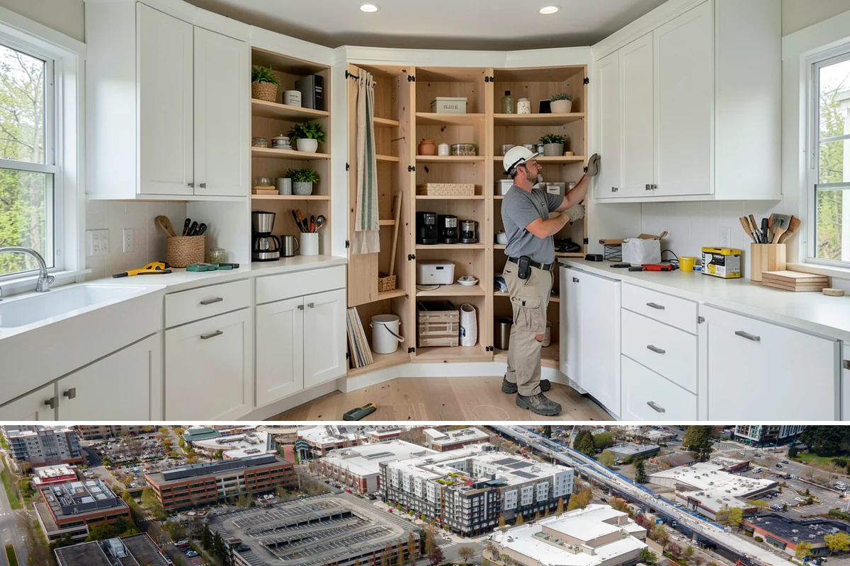 Accessible Bathroom Remodel in Redmond, King County, WA - Because this is interior work, accessible bathroom remodels are a smart project for the wet fall and winter months.