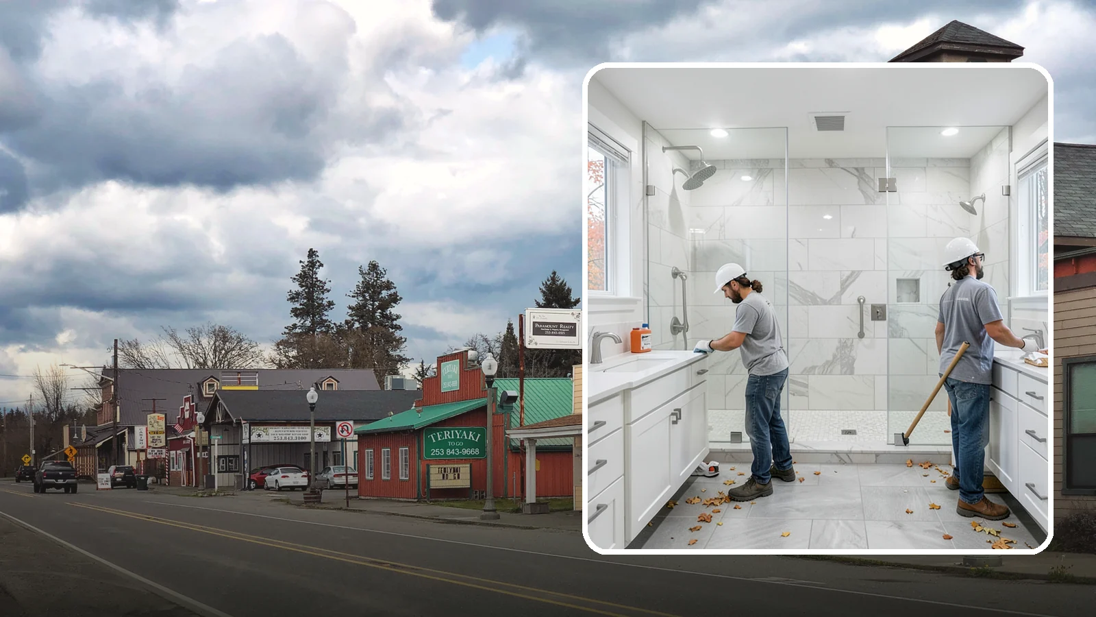 Accessible Bathroom Remodel in Roy, Pierce County, WA - We transform bathrooms into safe, barrier-free spaces built to handle daily use and constant moisture.