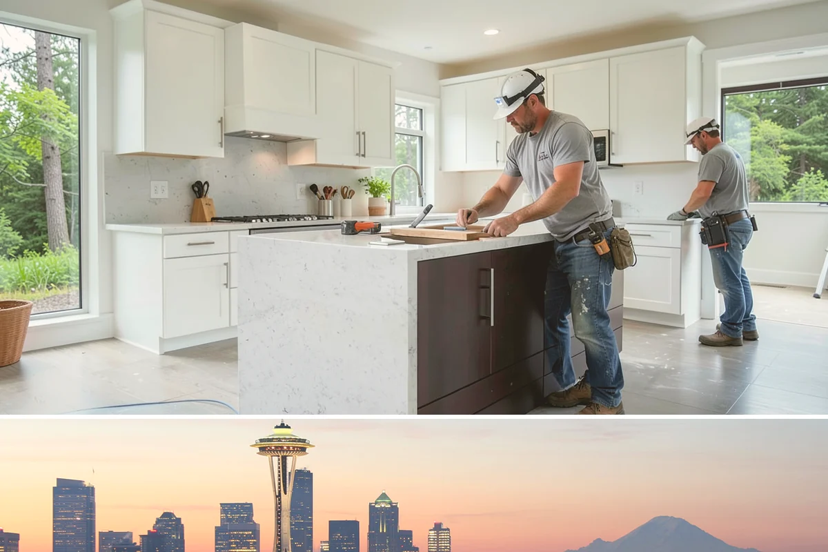 Accessible Bathroom Remodel in Seattle, King County, WA - Because this is interior work, accessible bathroom remodels are a smart project for the wet fall and winter months.