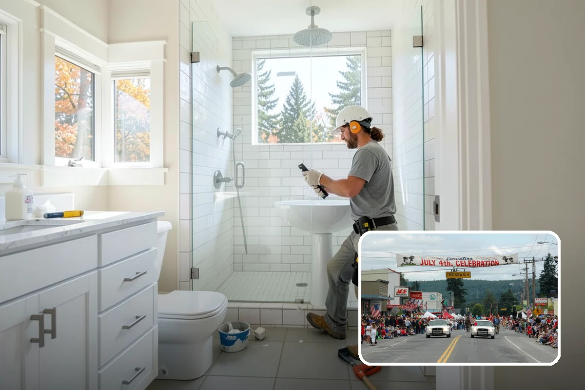 Accessible Kitchen Remodel in Carnation, King County, WA - Roll-under sink and cooktop zones for seated meal prep