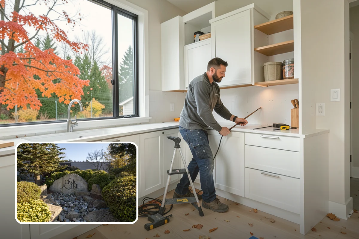Accessible Kitchen Remodel in Clyde Hill, King County, WA - Roll-under sink and cooktop zones for seated meal prep