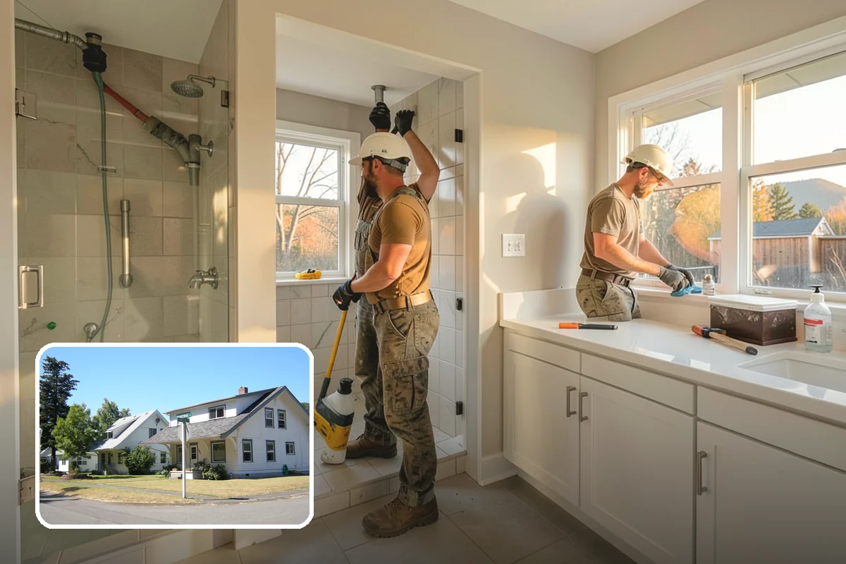 Accessible Kitchen Remodel in DuPont, Pierce County, WA - Roll-under sink and cooktop zones for seated meal prep
