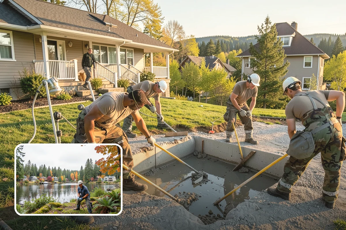 Accessible Kitchen Remodel in La Conner, Skagit County, WA - Roll-under sink and cooktop zones for seated meal prep