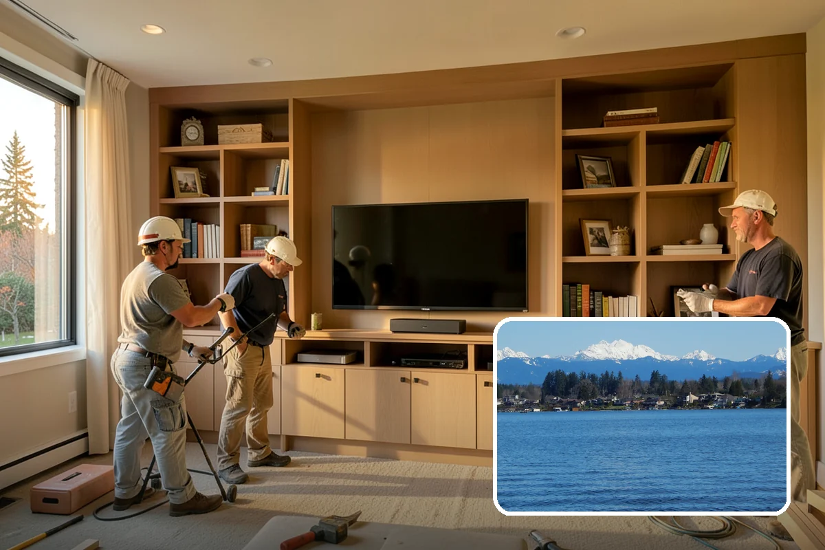 Accessible Kitchen Remodel in Lake Stevens, Snohomish County, WA - Roll-under sink and cooktop zones for seated meal prep