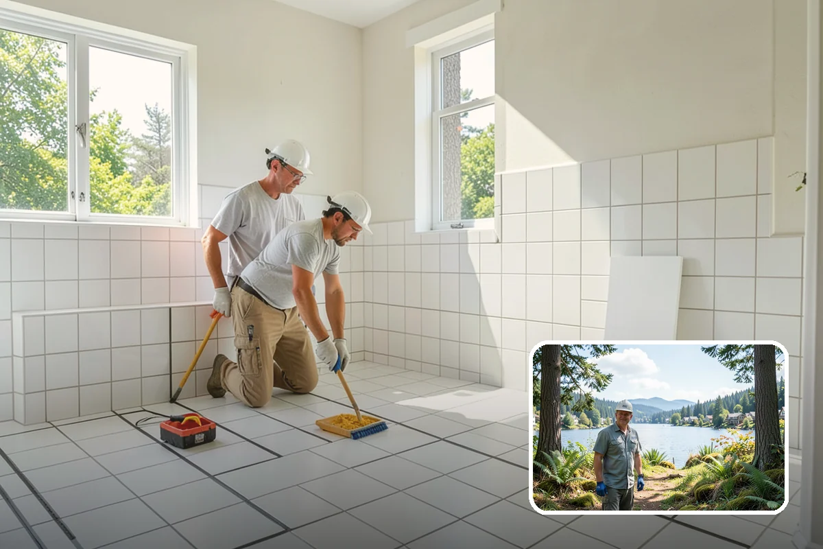 Accessible Kitchen Remodel in Milton, King County, WA - Roll-under sink and cooktop zones for seated meal prep