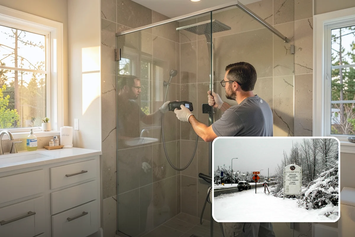 Accessible Kitchen Remodel in Newcastle, King County, WA - Roll-under sink and cooktop zones for seated meal prep