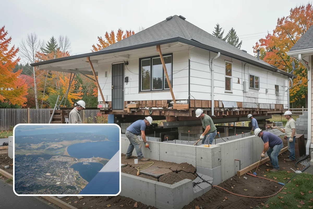 Accessible Kitchen Remodel in Oak Harbor, Island County, WA - Roll-under sink and cooktop zones for seated meal prep