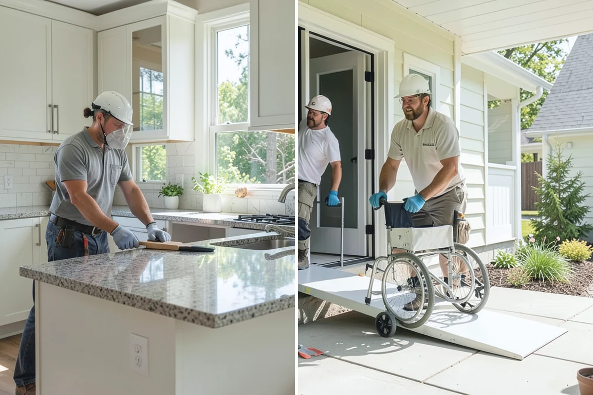 Accessible Kitchen Remodel in Roy, Pierce County, WA - We review how the kitchen is used and where reaching fails