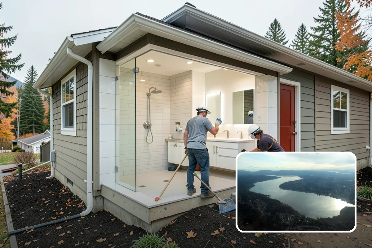 Accessible Kitchen Remodel in Sammamish, King County, WA - Roll-under sink and cooktop zones for seated meal prep