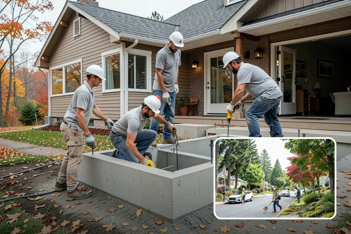 ADA Bathroom Remodeling in Beaux Arts Village, King County, WA - Improves safety with grab bars and clearances