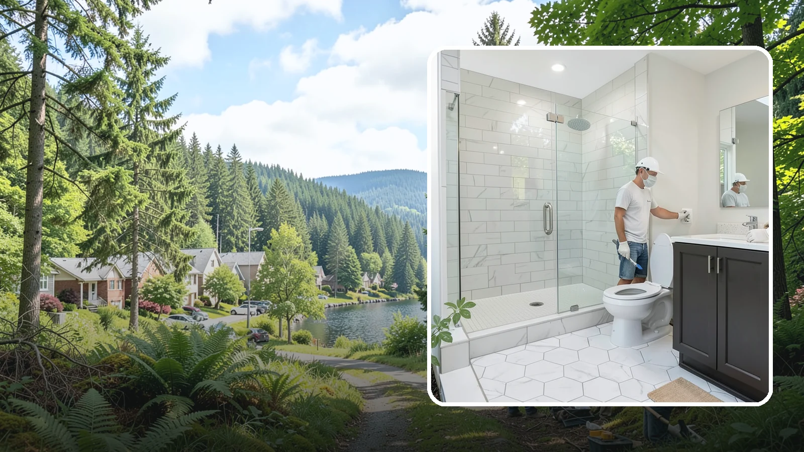 ADA Bathroom Remodeling in Lake Forest Park, King County, WA - ADA bathroom remodeling adapts your space for safe, accessible use by everyone.