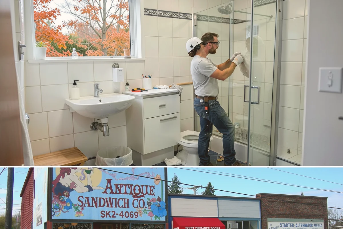 ADA Bathroom Remodeling in Ruston, Pierce County, WA - Accessibility upgrades are wise to complete before winter, when wet, icy conditions raise the stakes on bathroom safety.