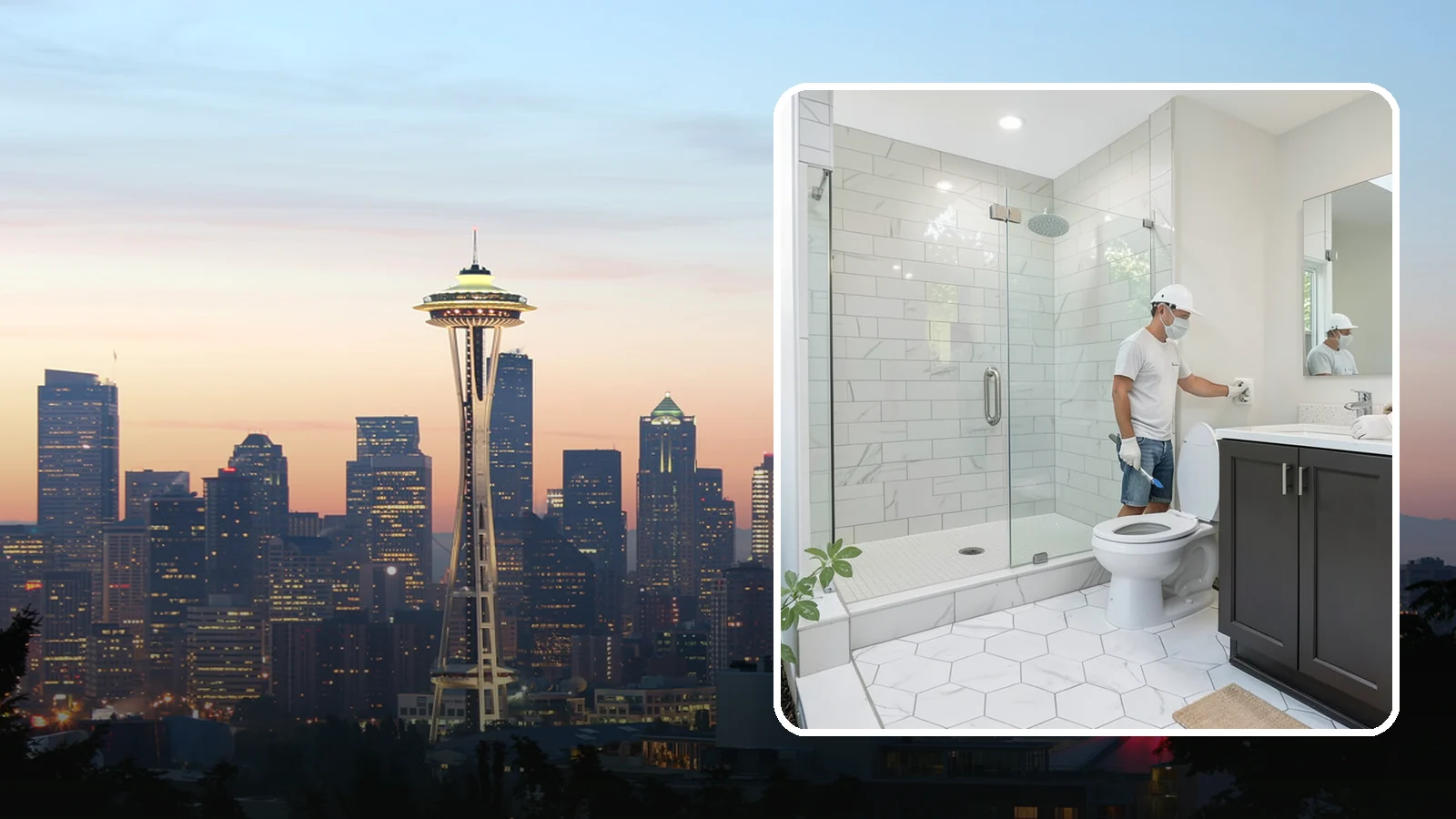 ADA Bathroom Remodeling in Seattle, King County, WA - ADA bathroom remodeling adapts your space for safe, accessible use by everyone.