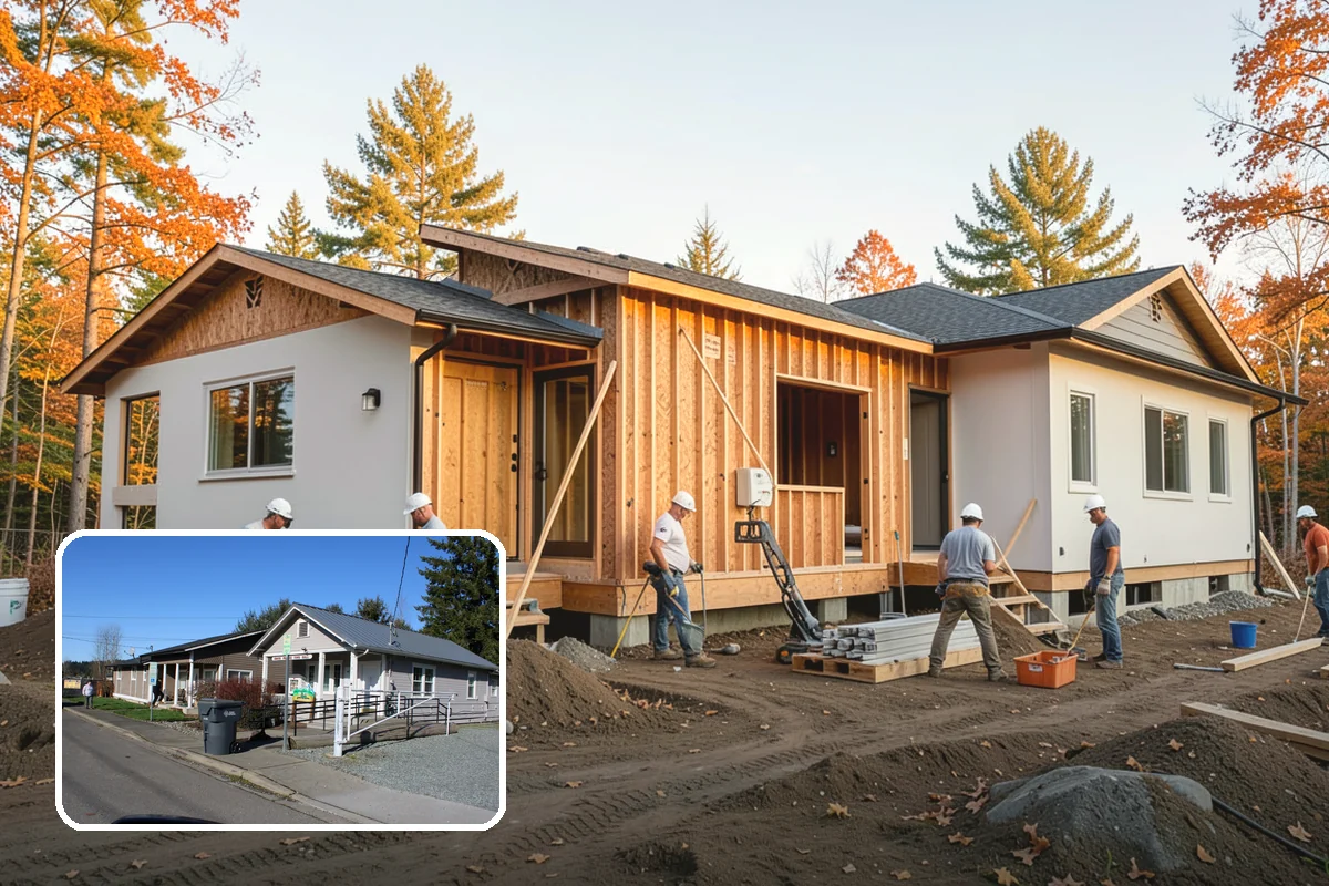 ADA Bathroom Remodeling in South Prairie, Pierce County, WA - Improves safety with grab bars and clearances
