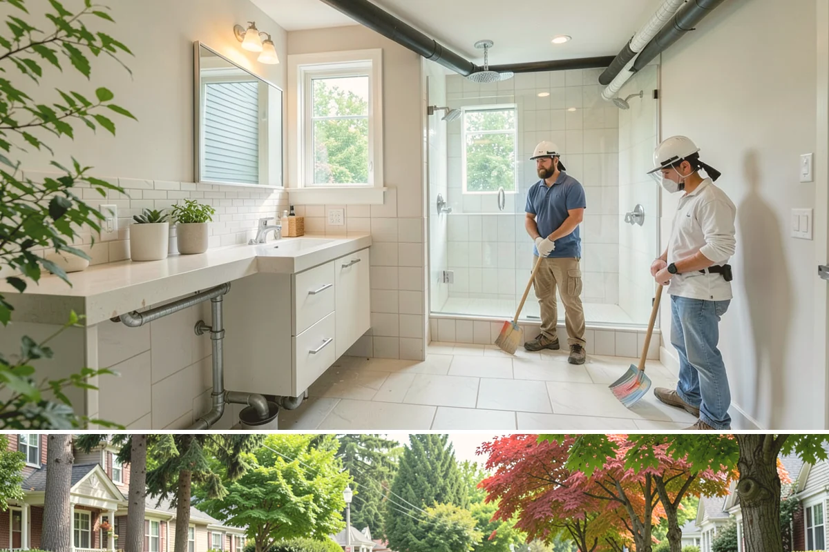 ADA Commercial Compliance in Beaux Arts Village, King County, WA - Interior accessibility upgrades run year-round, while exterior ramps and parking work are best scheduled for dry weather.