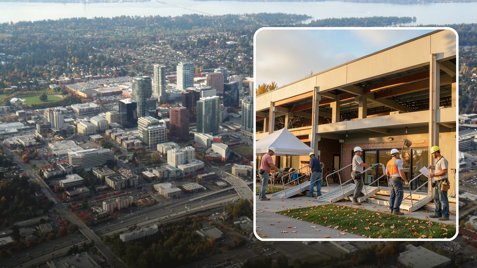 ADA Commercial Compliance in Bellevue, King County, WA - Upgrades that bring commercial properties into ADA and accessibility code compliance.