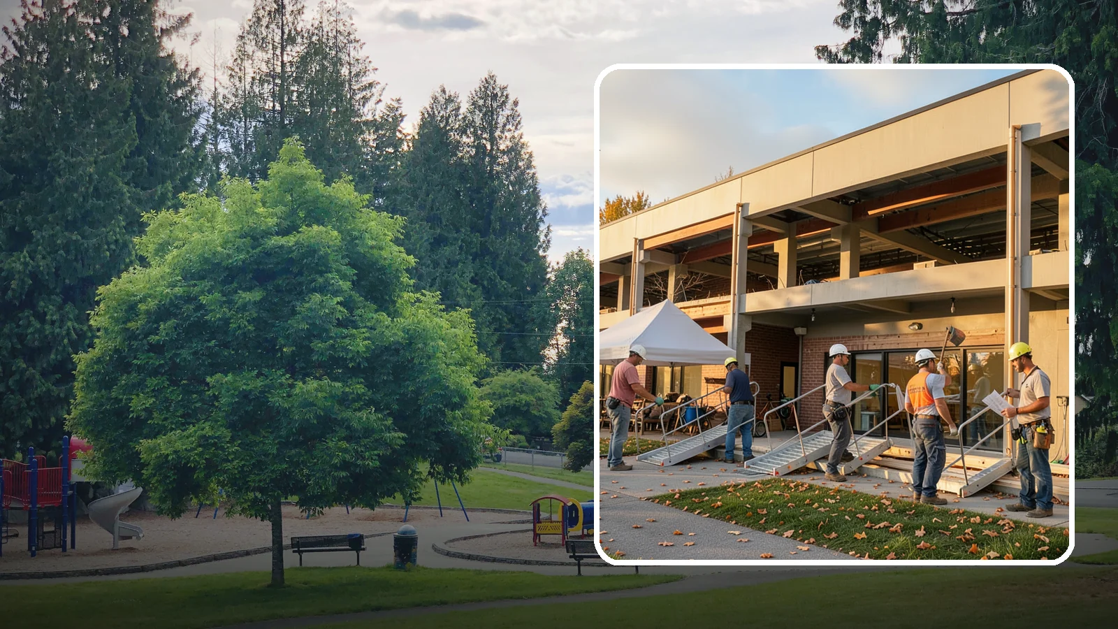 ADA Commercial Compliance in Bonney Lake, Pierce County, WA - Upgrades that bring commercial properties into ADA and accessibility code compliance.