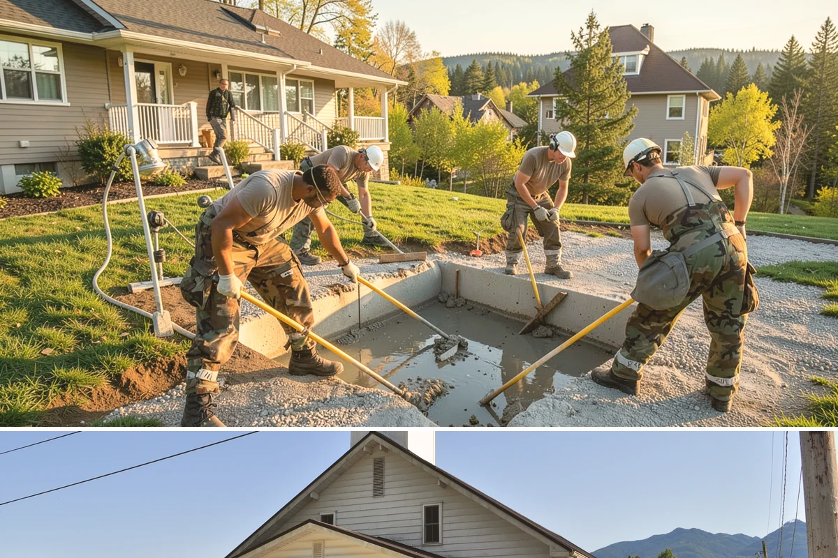 ADA Commercial Compliance in Concrete, Skagit County, WA - Interior accessibility upgrades run year-round, while exterior ramps and parking work are best scheduled for dry weather.
