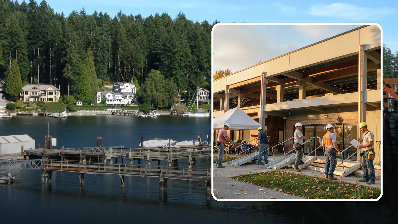 ADA Commercial Compliance in Gig Harbor, Pierce County, WA - Upgrades that bring commercial properties into ADA and accessibility code compliance.