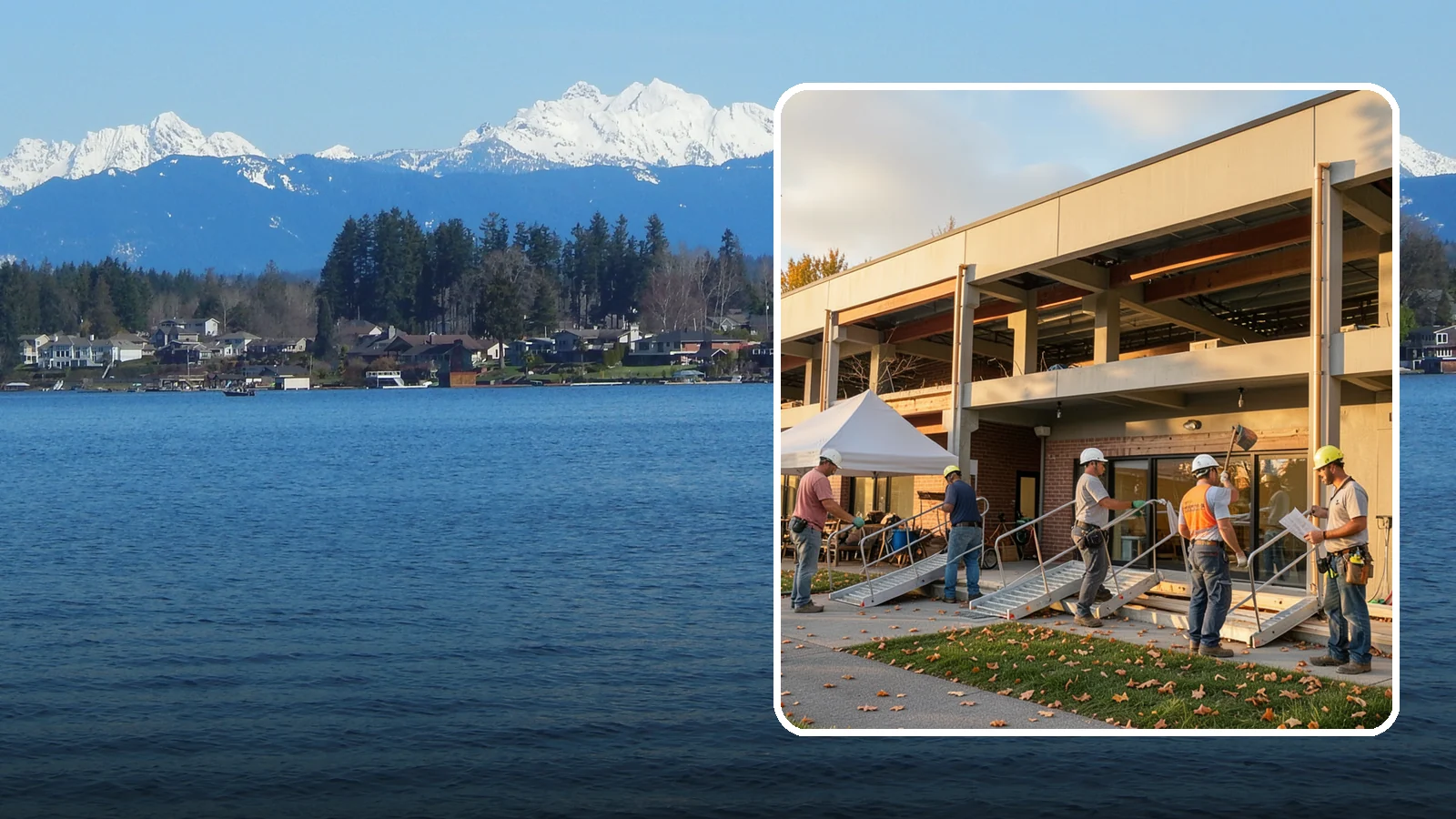 ADA Commercial Compliance in Lake Stevens, Snohomish County, WA - Upgrades that bring commercial properties into ADA and accessibility code compliance.