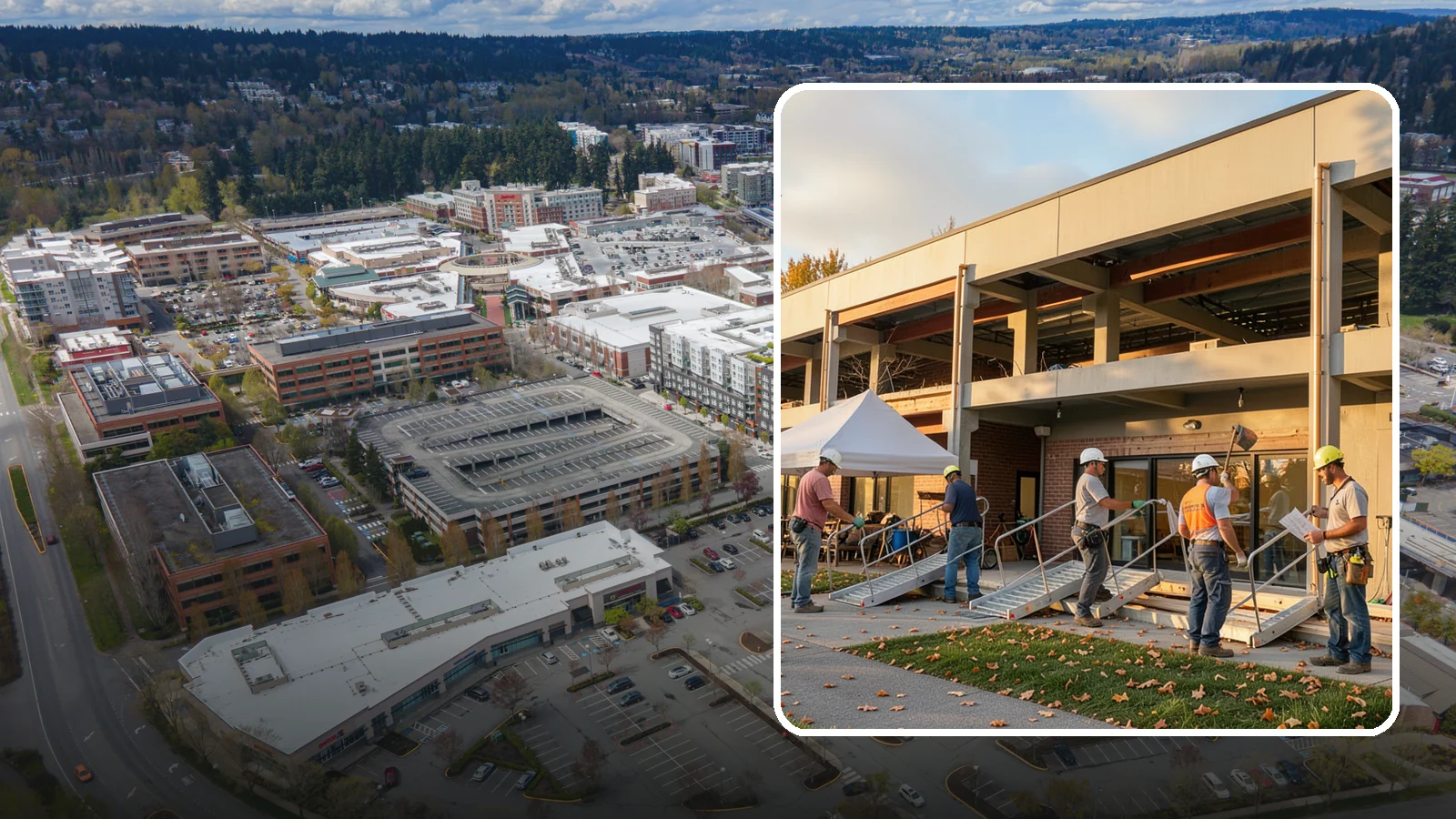 ADA Commercial Compliance in Redmond, King County, WA - Upgrades that bring commercial properties into ADA and accessibility code compliance.