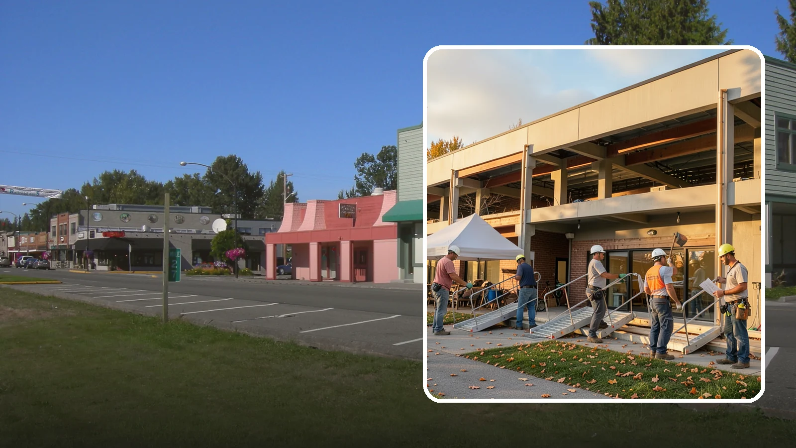 ADA Commercial Compliance in Snoqualmie, King County, WA - Upgrades that bring commercial properties into ADA and accessibility code compliance.