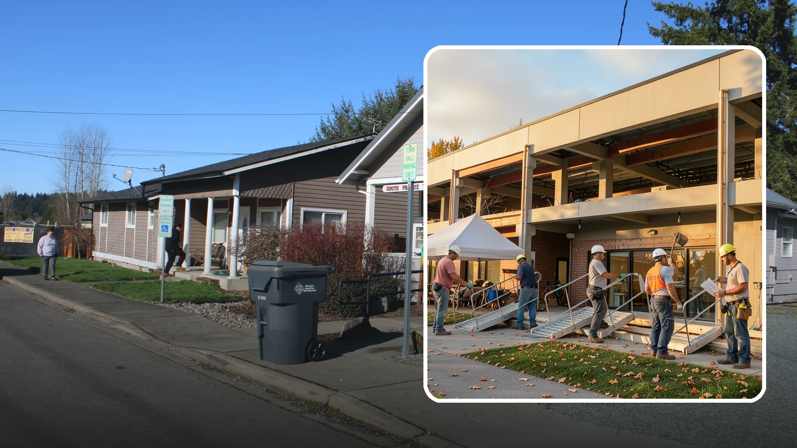 ADA Commercial Compliance in South Prairie, Pierce County, WA - Upgrades that bring commercial properties into ADA and accessibility code compliance.