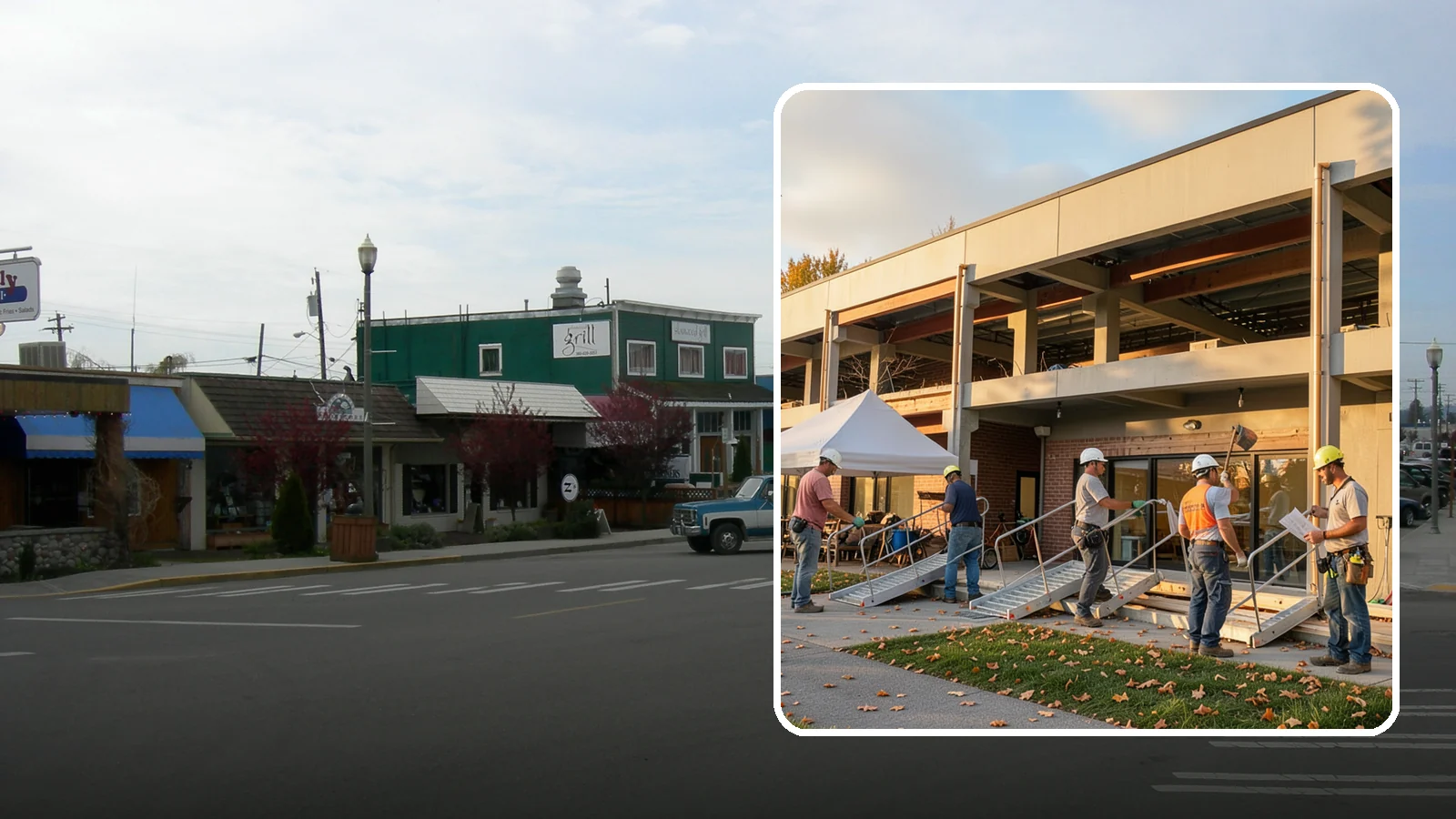 ADA Commercial Compliance in Stanwood, Snohomish County, WA - Upgrades that bring commercial properties into ADA and accessibility code compliance.