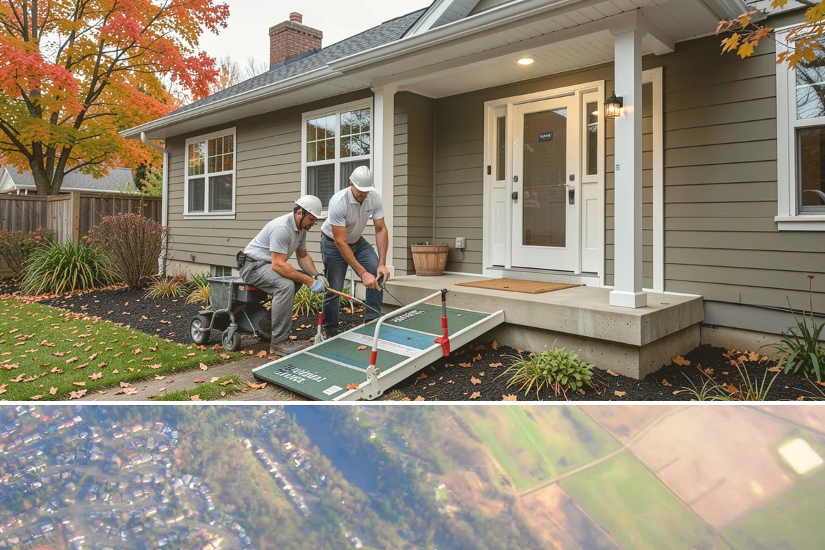 ADA Remodeling in Algona, King County, WA - Interior ADA work proceeds comfortably through the rainy season, making fall and winter ideal for phased remodels.