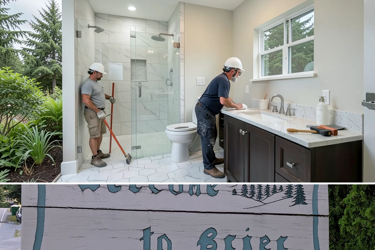 ADA Remodeling in Brier, Snohomish County, WA - Interior ADA work proceeds comfortably through the rainy season, making fall and winter ideal for phased remodels.