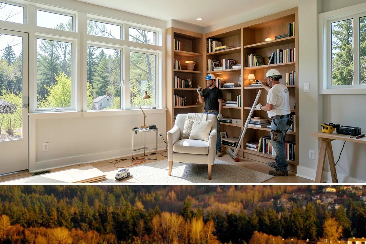 ADA Remodeling in Kenmore, King County, WA - Interior ADA work proceeds comfortably through the rainy season, making fall and winter ideal for phased remodels.