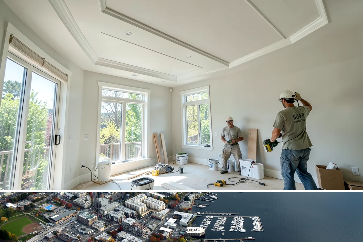 ADA Remodeling in Kirkland, King County, WA - Interior ADA work proceeds comfortably through the rainy season, making fall and winter ideal for phased remodels.