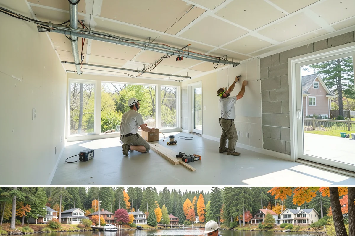 ADA Remodeling in La Conner, Skagit County, WA - Interior ADA work proceeds comfortably through the rainy season, making fall and winter ideal for phased remodels.