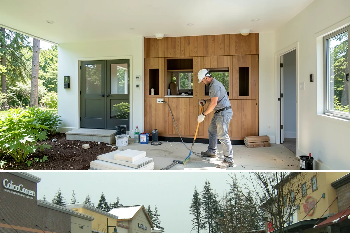 ADA Remodeling in Mill Creek, Snohomish County, WA - Interior ADA work proceeds comfortably through the rainy season, making fall and winter ideal for phased remodels.