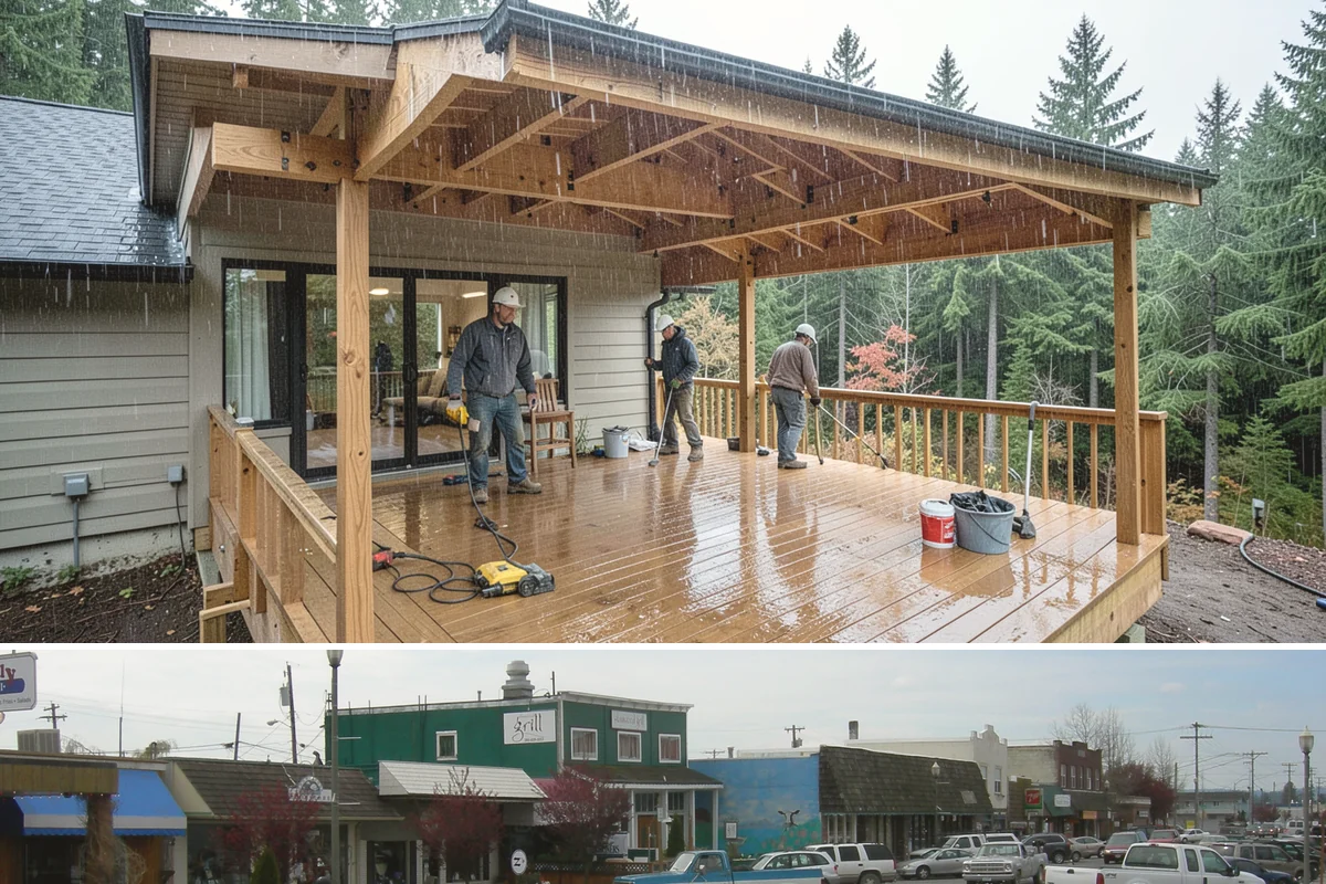ADA Remodeling in Stanwood, Snohomish County, WA - Interior ADA work proceeds comfortably through the rainy season, making fall and winter ideal for phased remodels.