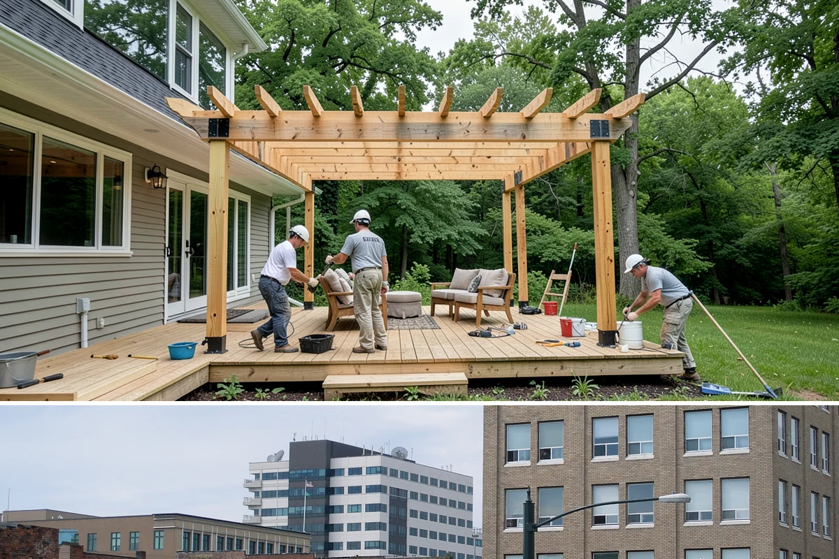 ADU Construction in Everett, Snohomish County, WA - Detached ADU foundations and framing progress best in the drier months, so planning permits through winter positions the build...