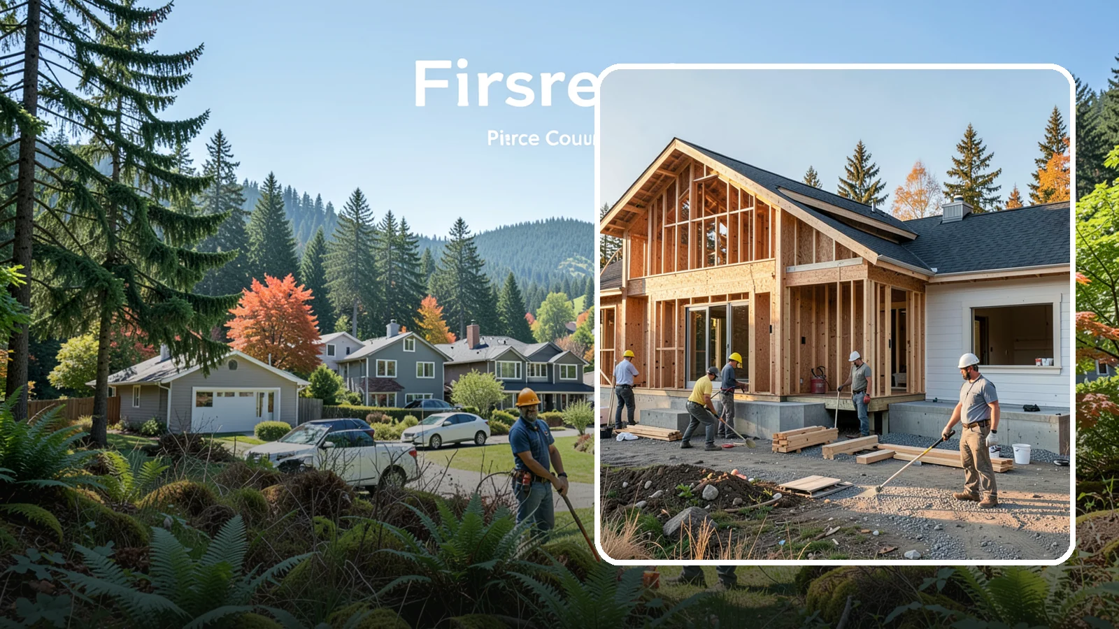 ADU Construction in Fircrest, Pierce County, WA - Complete ADU construction that adds a legal, self-contained living unit to your Western Washington property.