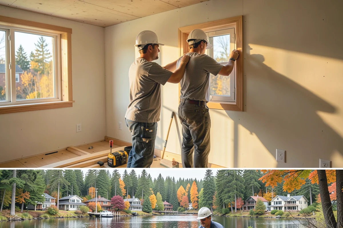 ADU Construction in La Conner, Skagit County, WA - Detached ADU foundations and framing progress best in the drier months, so planning permits through winter positions the build...
