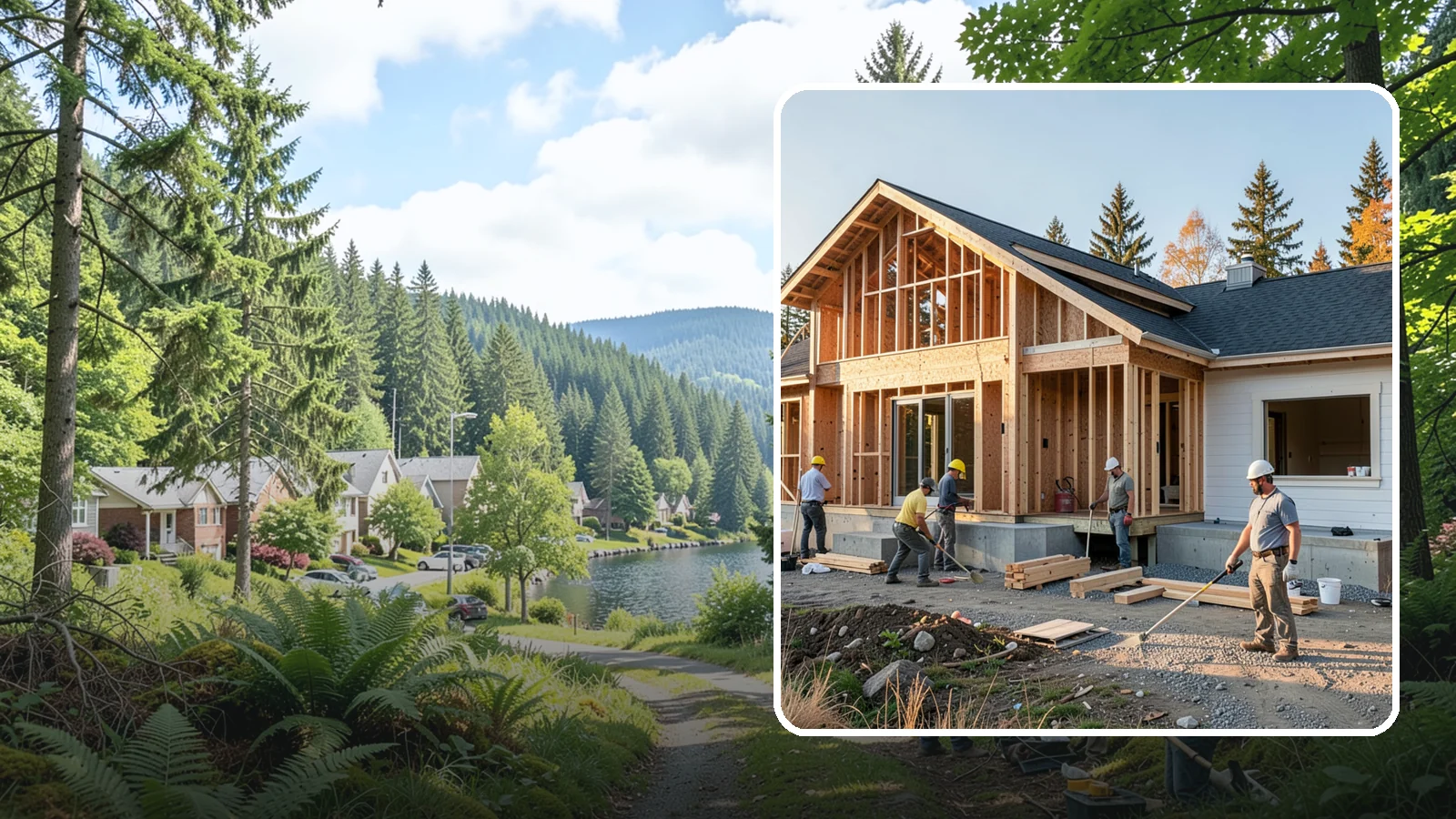 ADU Construction in Lake Forest Park, King County, WA - Complete ADU construction that adds a legal, self-contained living unit to your Western Washington property.