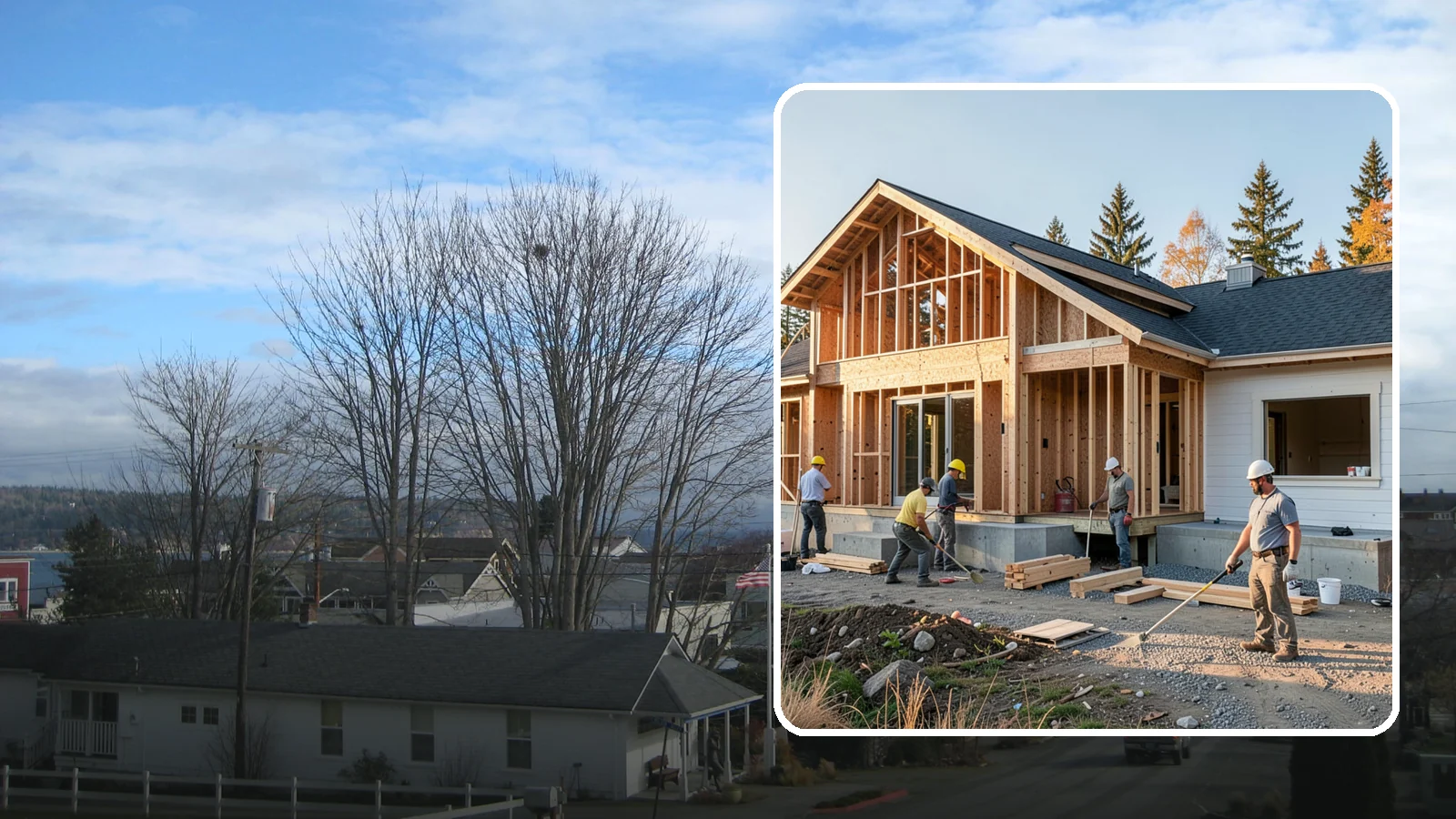 ADU Construction in Langley, Island County, WA - Complete ADU construction that adds a legal, self-contained living unit to your Western Washington property.