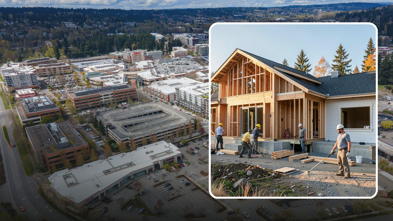 ADU Construction in Redmond, King County, WA - Complete ADU construction that adds a legal, self-contained living unit to your Western Washington property.