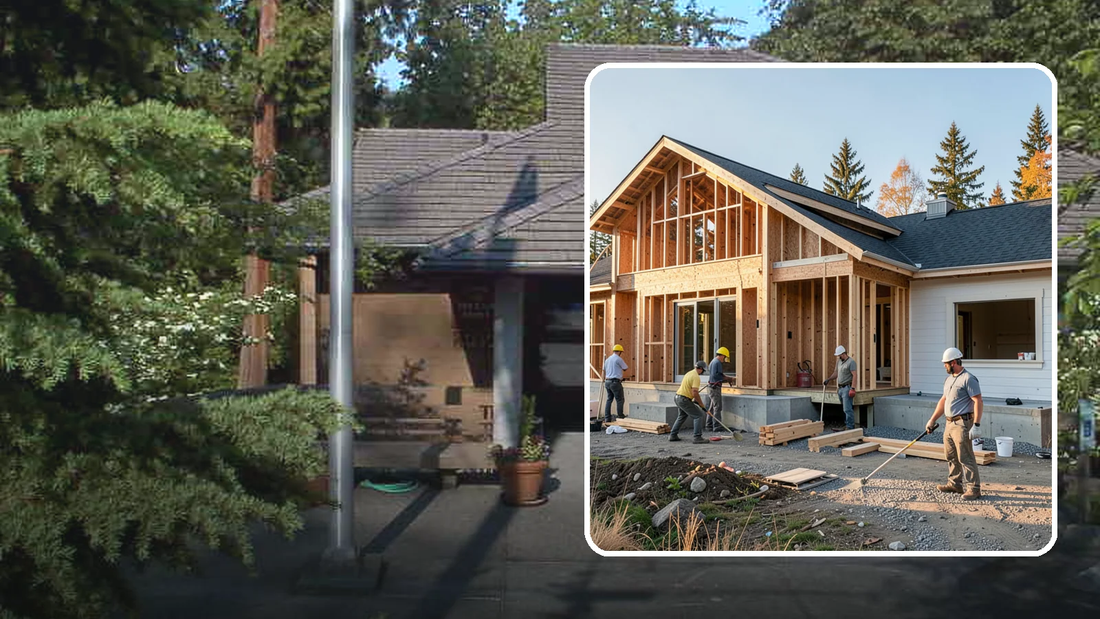 ADU Construction in Yarrow Point, King County, WA - Complete ADU construction that adds a legal, self-contained living unit to your Western Washington property.