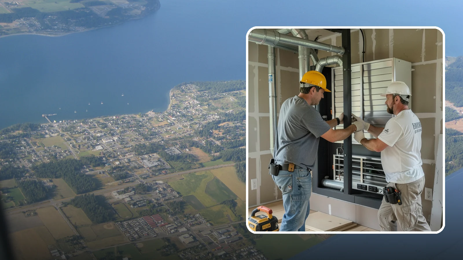 Air Handler Installation in Coupeville, Island County, WA - We install and replace air handlers that circulate conditioned air throughout your home's duct system.