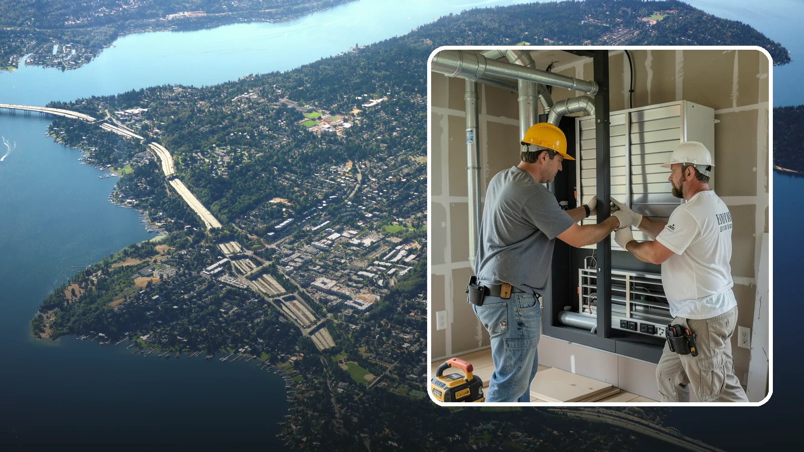 Air Handler Installation in Mercer Island, King County, WA - We install and replace air handlers that circulate conditioned air throughout your home's duct system.