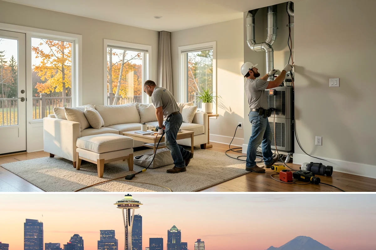 Air Handler Installation in Seattle, King County, WA - Air handler replacement can be scheduled year-round, ideally paired with heat pump or AC work.