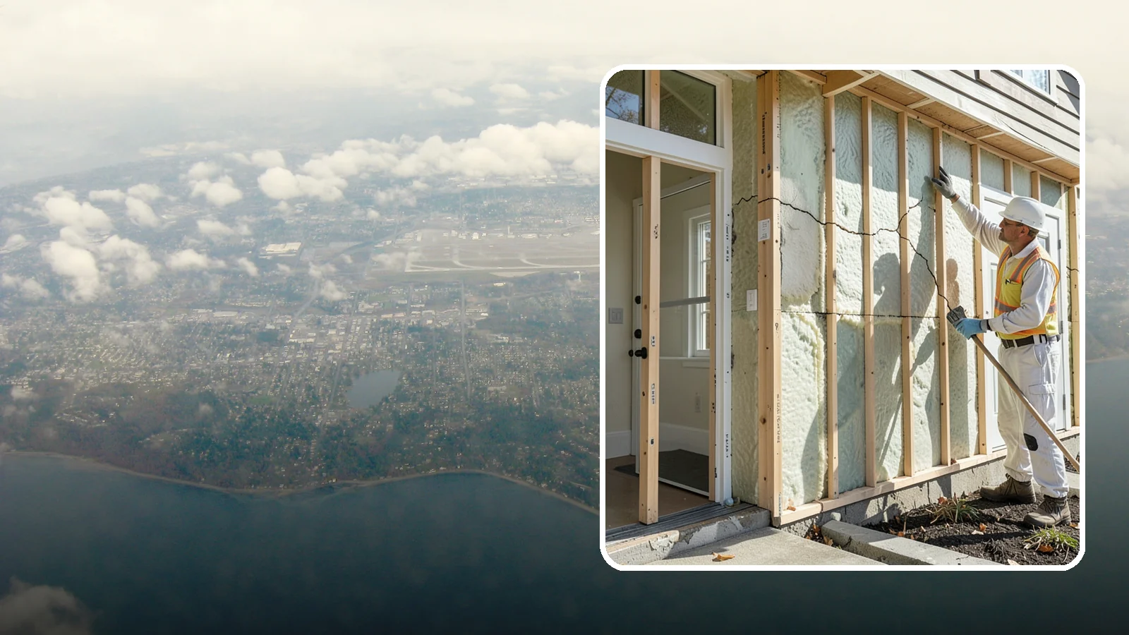 Air Sealing in Burien, King County, WA - Precision air sealing that stops the drafts driving up your energy bills and chilling PNW homes.