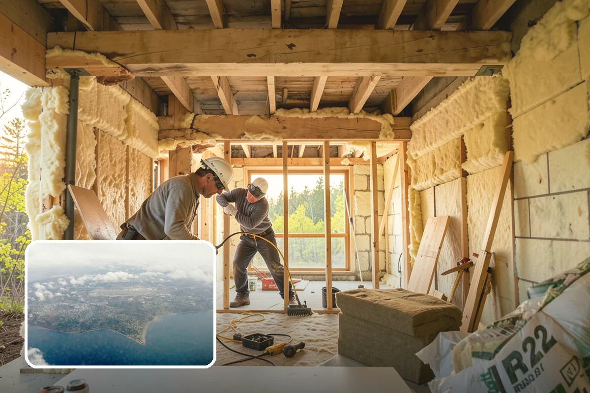 Air Sealing in Burien, King County, WA - Cuts conditioned air loss through hidden gaps