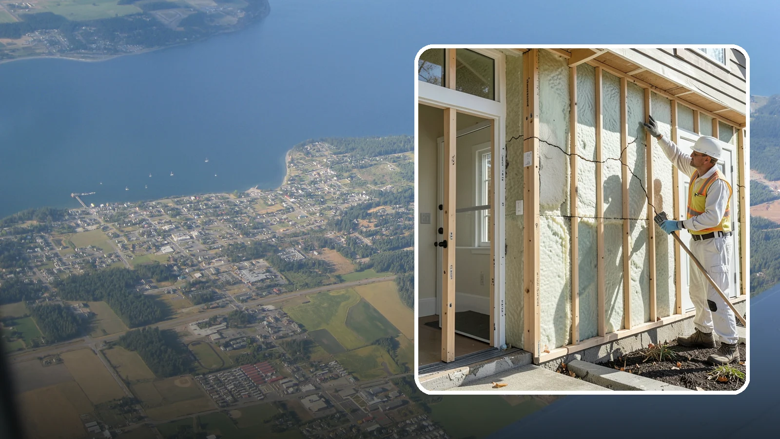 Air Sealing in Coupeville, Island County, WA - Precision air sealing that stops the drafts driving up your energy bills and chilling PNW homes.